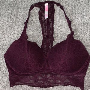 PINK Push Up Lace Bralette